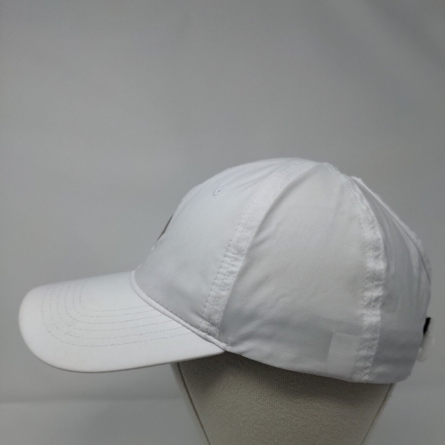 Callaway by Ponyflo Ponyback Strapback Hat White OSFA Adjustable Embroidered