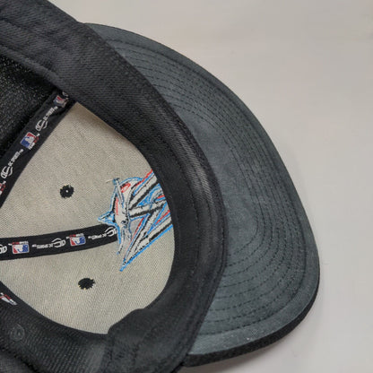 Florida Marlins Strapback Hat Black OSFM Embroidered Logo OC Sports MLB