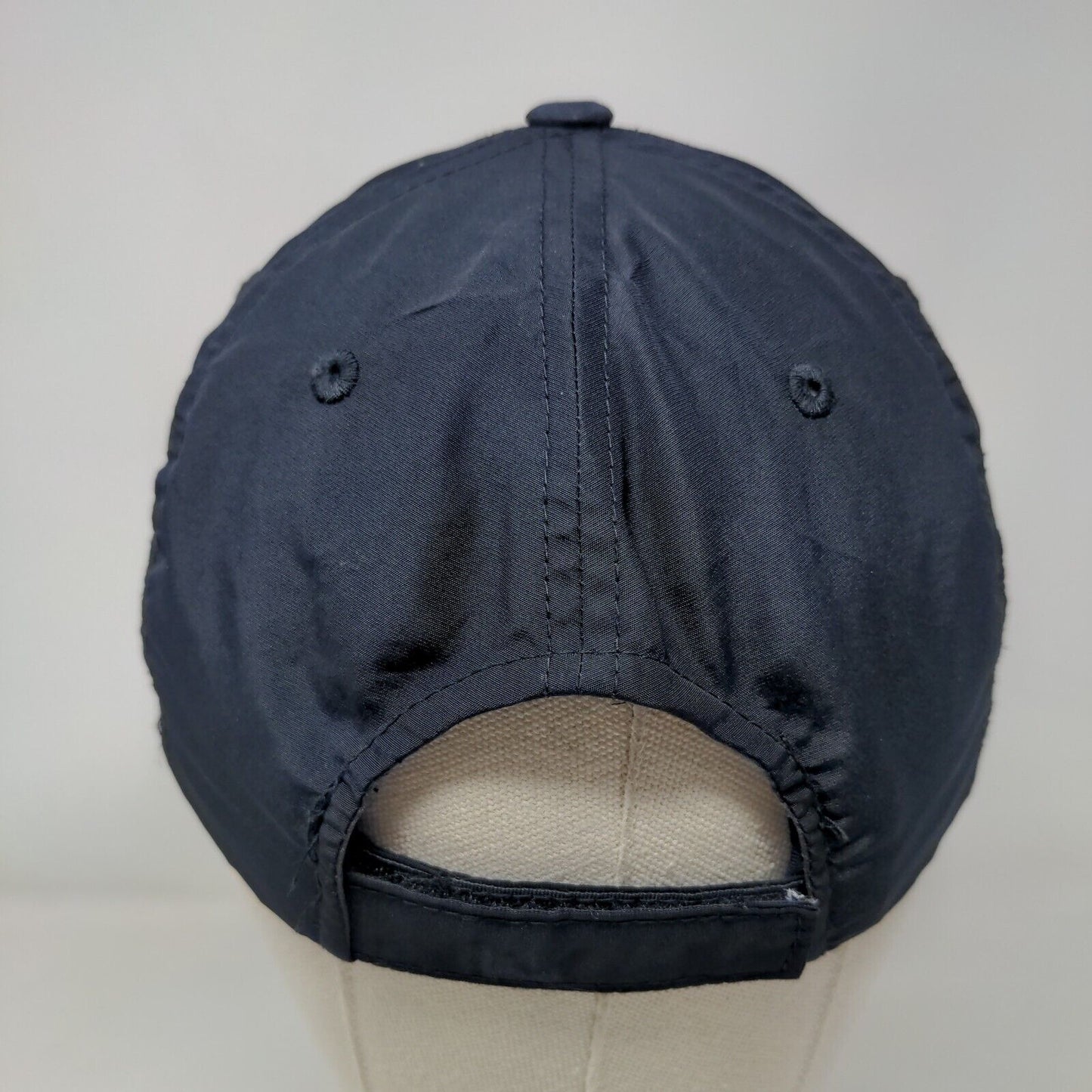 Costa Strapback Hat Blue One Size Adjustable Vent Holes 6 Panel