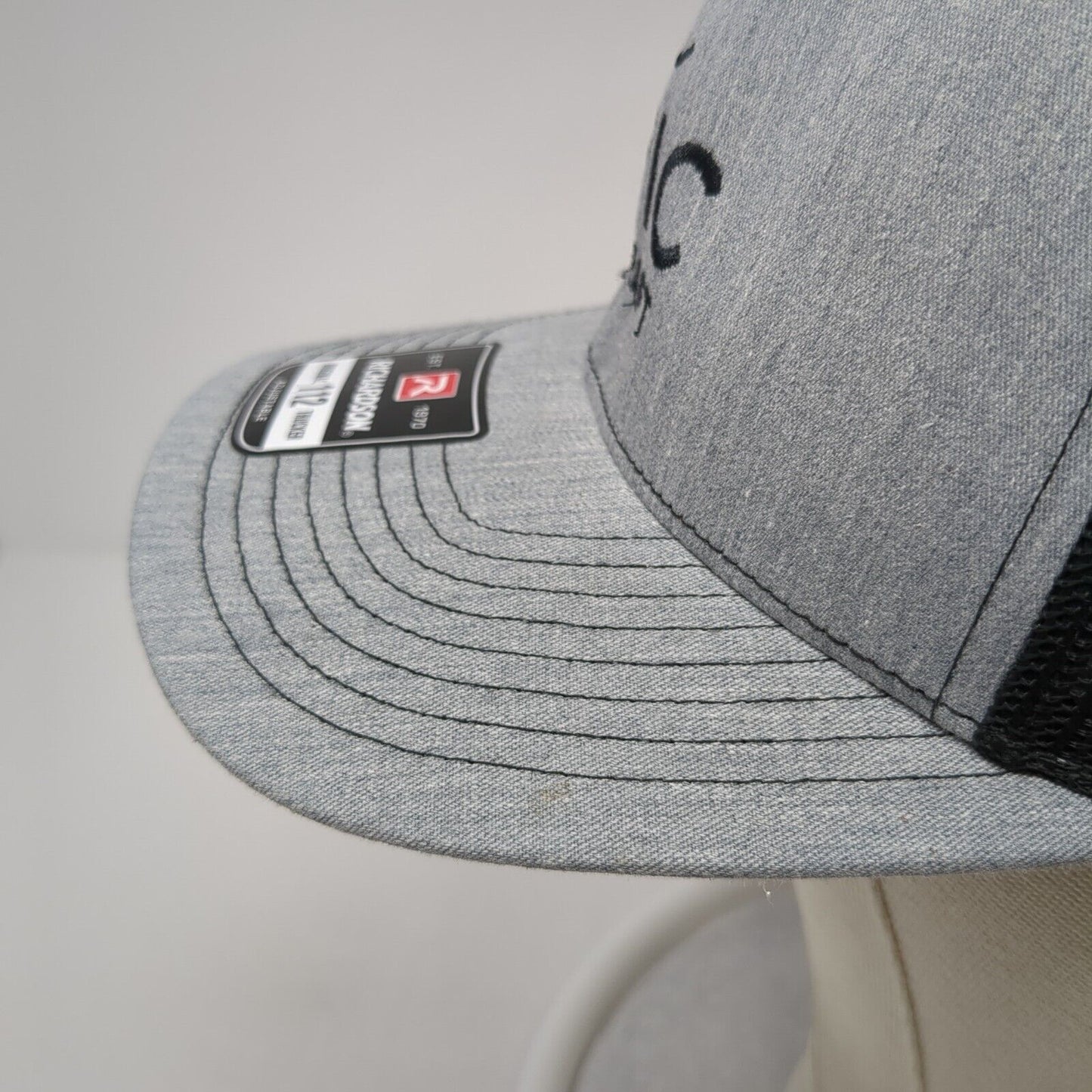 EPIC Aircraft Snapback Trucker Hat Gray OS Adjustable Mesh Back Richardson