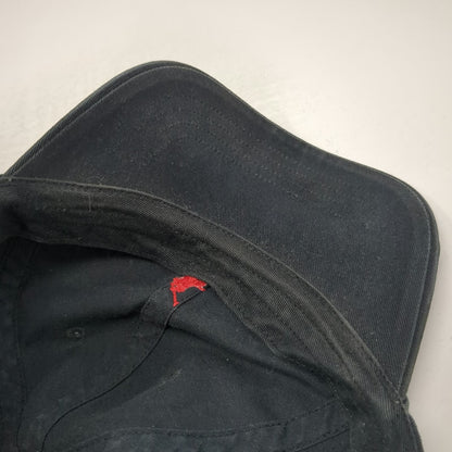 Polo Ralph Lauren Baseball Cap Black One Size Red Pony Logo Adjustable Strap Hat