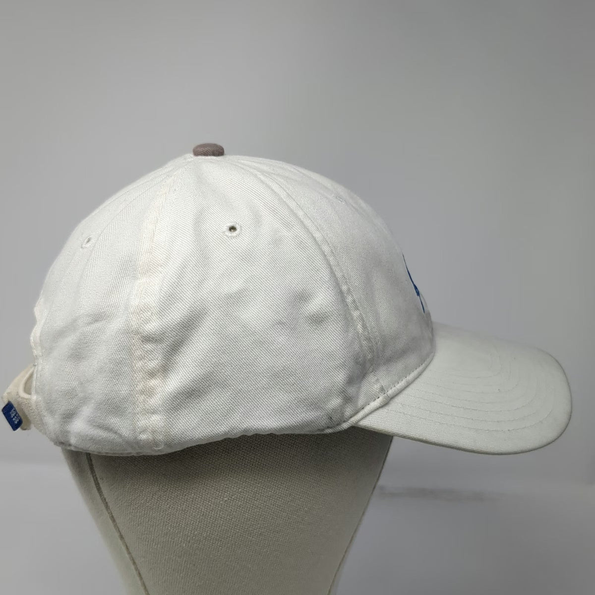 Nike Baseball Cap White Strapback Embroidered Logo Hat Cotton Curved Vintage