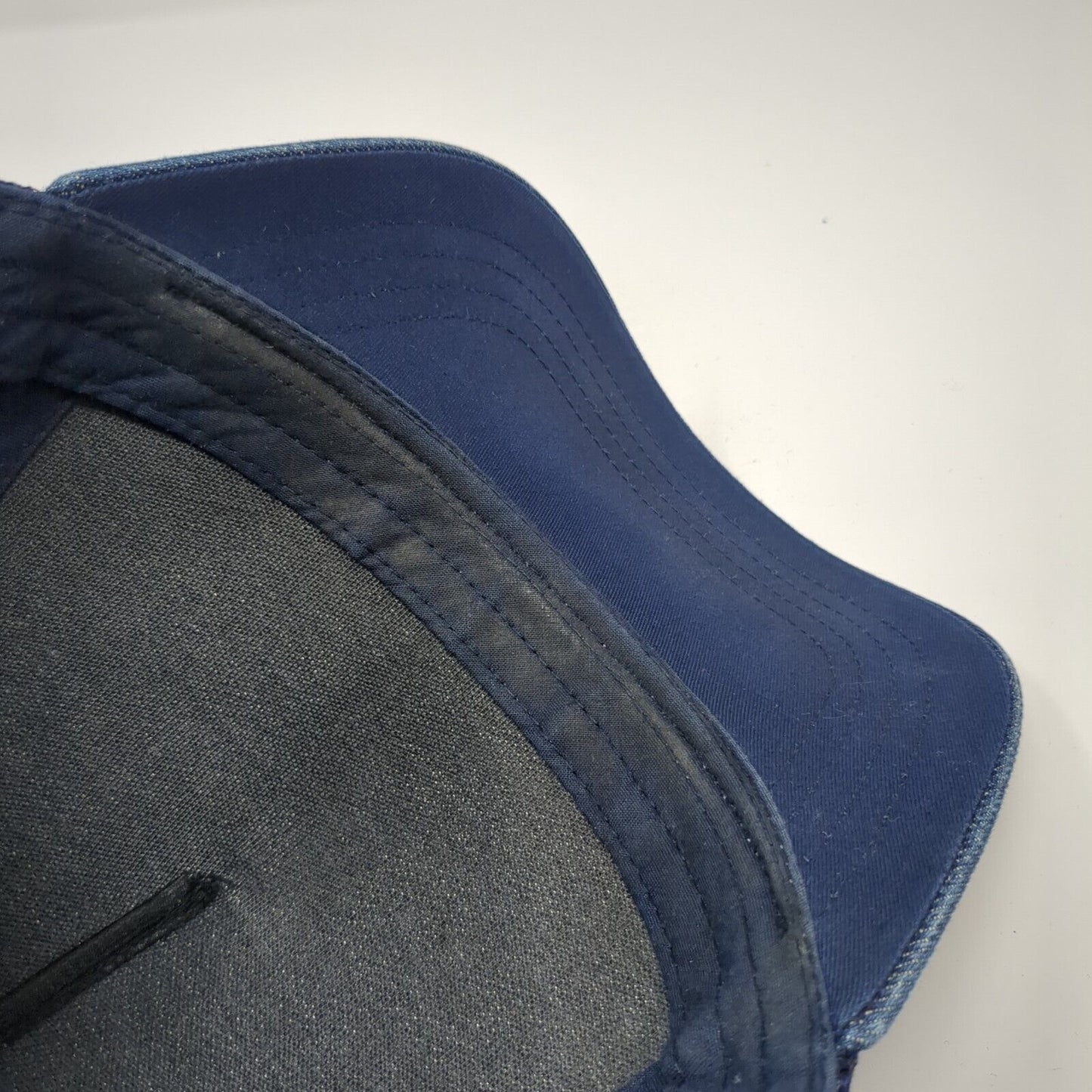 Dakine Snapback Mesh Back Trucker Hat Blue Denim One Size Yupoong