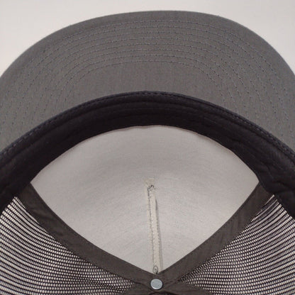 Sober Strength Patch Snapback Mesh Back Trucker Hat Gray OSFA Yupoong
