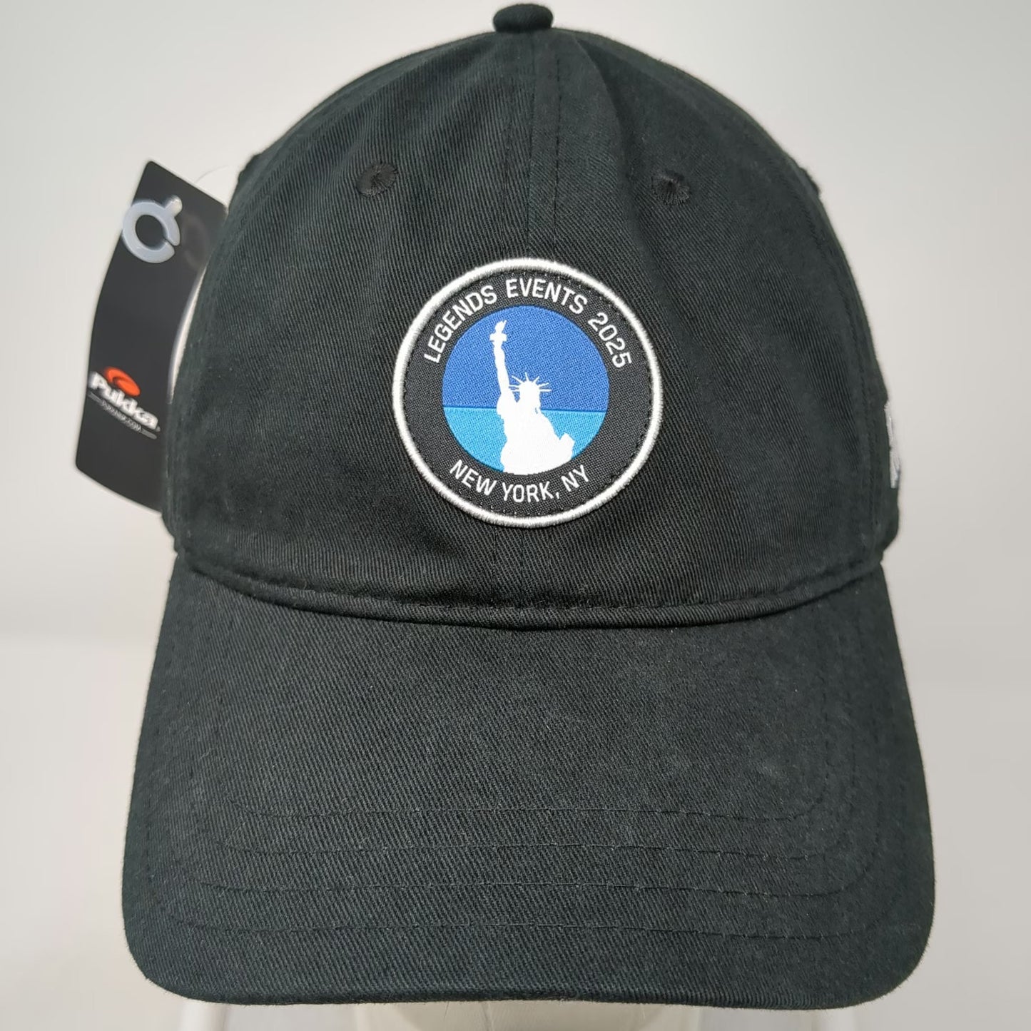 Pukka Baseball Cap Black One Size Legends Events 2025 New York NY Slideback Hat