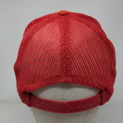 Bass Bandits Snapback Mesh Back Rope Trucker Hat Red OSFA Yupoong