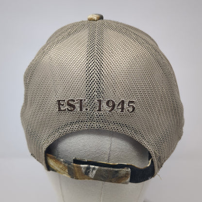 California Waterfowl Strapback Trucker Hat Multi Camo One Size Mesh Back