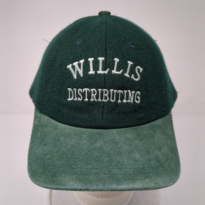 Willis Distributing Slideback Hat Green One Size Adjustable Embroidered Mega Cap
