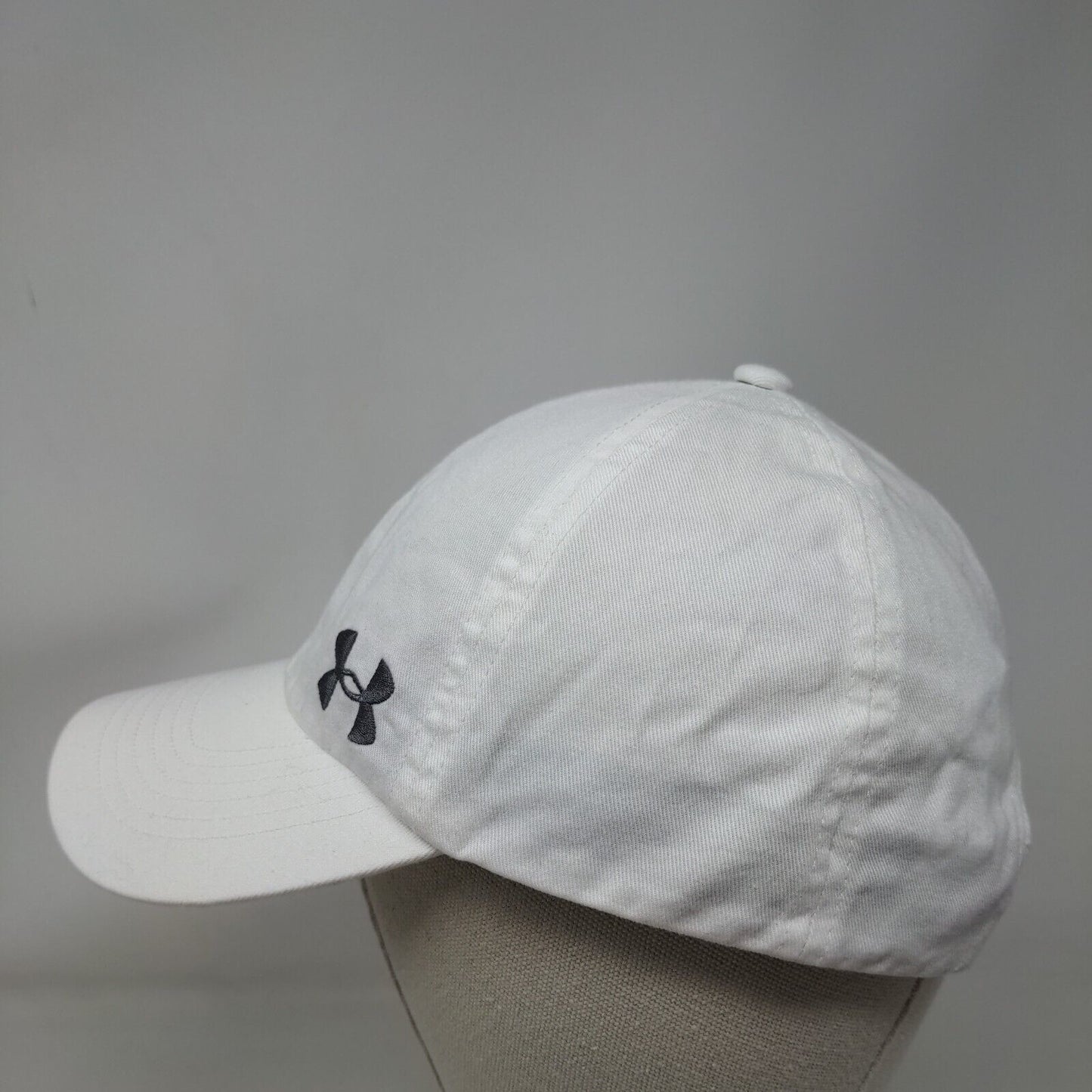 Under Armour Women's Slideback Hat White OSFA Solid Embroidered Logo