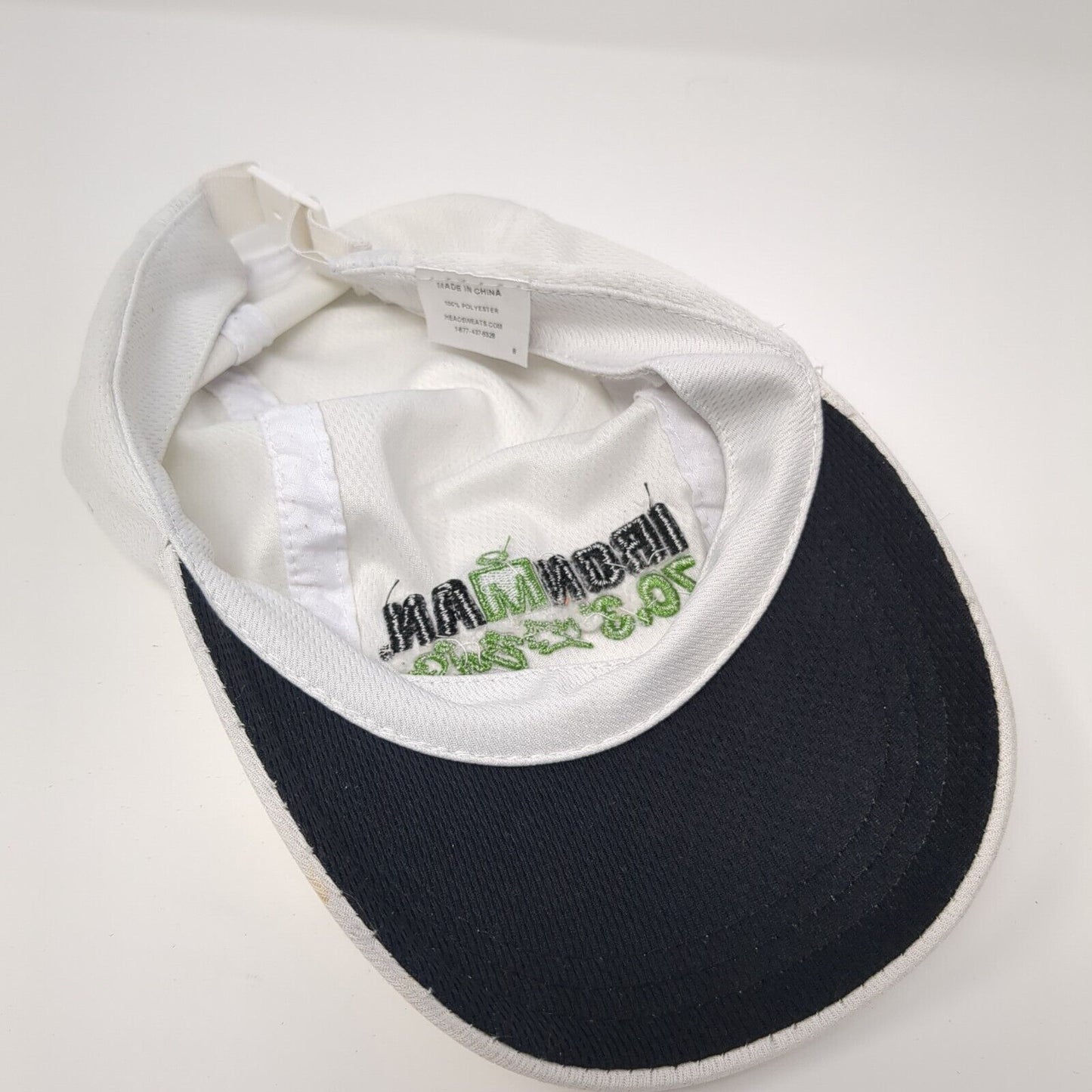 IRONMAN 70.3 Boise Strapback Hat White One Size Embroidered Headsweats