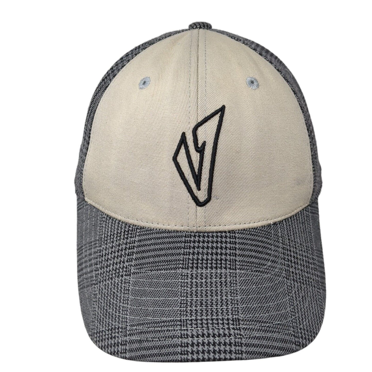 Legacy Fitted Hat Multicolor L/XL Lightweight Houndstooth Vented Holes 6 Panel