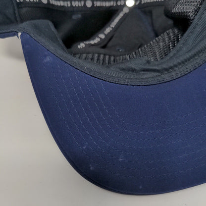 Invitational Snapback Swannies Golf Hat Blue OSFA Adjustable Embroidered