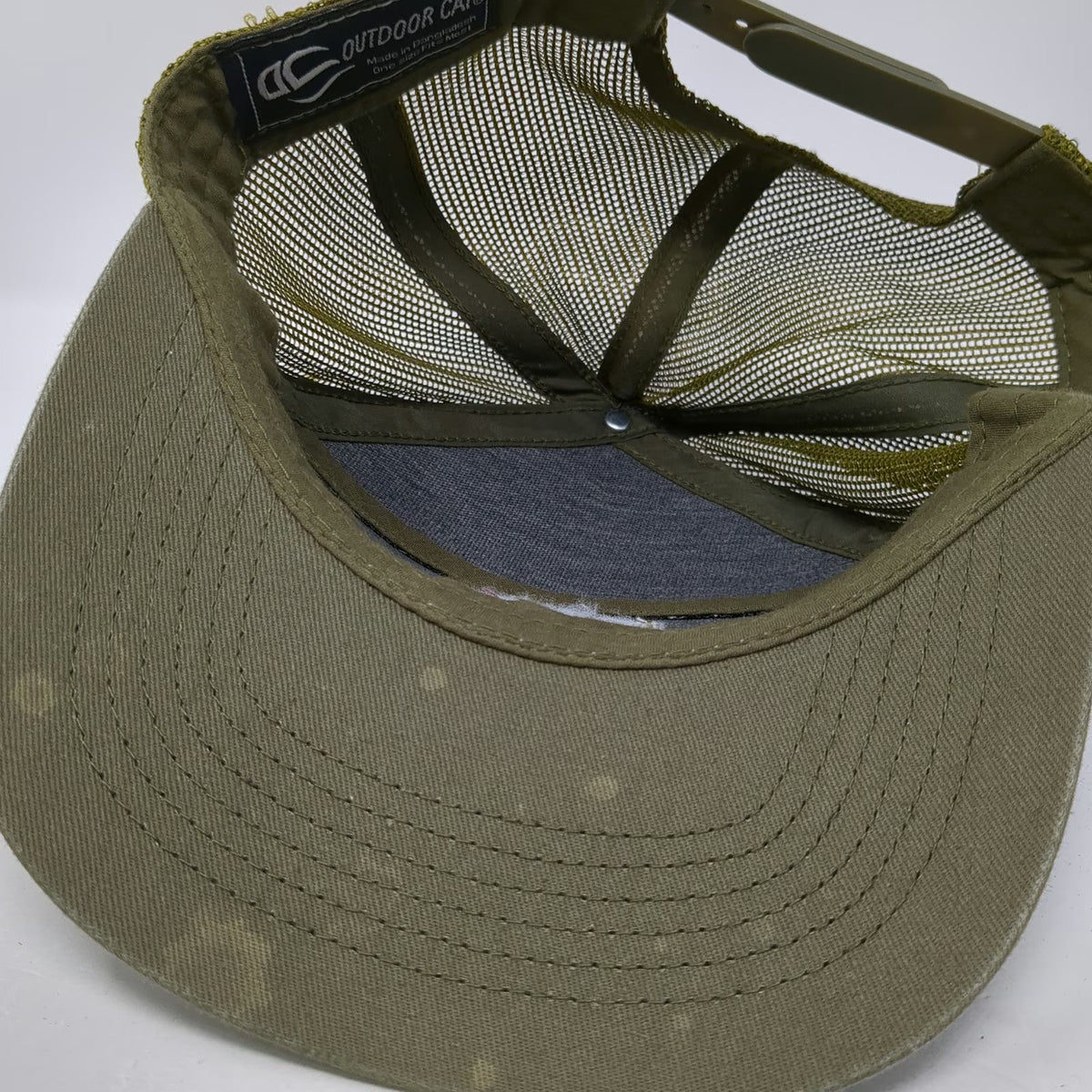 Outdoor Cap Baseball Cap Green One Size NWTF Volunteer Camo Patch Mesh Back Hat