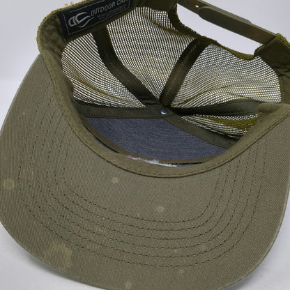 Outdoor Cap Baseball Cap Green One Size NWTF Volunteer Camo Patch Mesh Back Hat