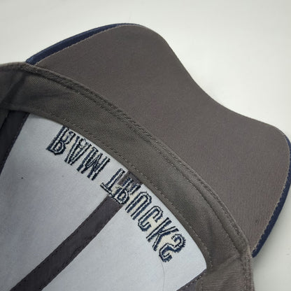 Ram Trucks Blue Gray Mesh Front Baseball Cap Hat One Size Strapback Dodge Mopar