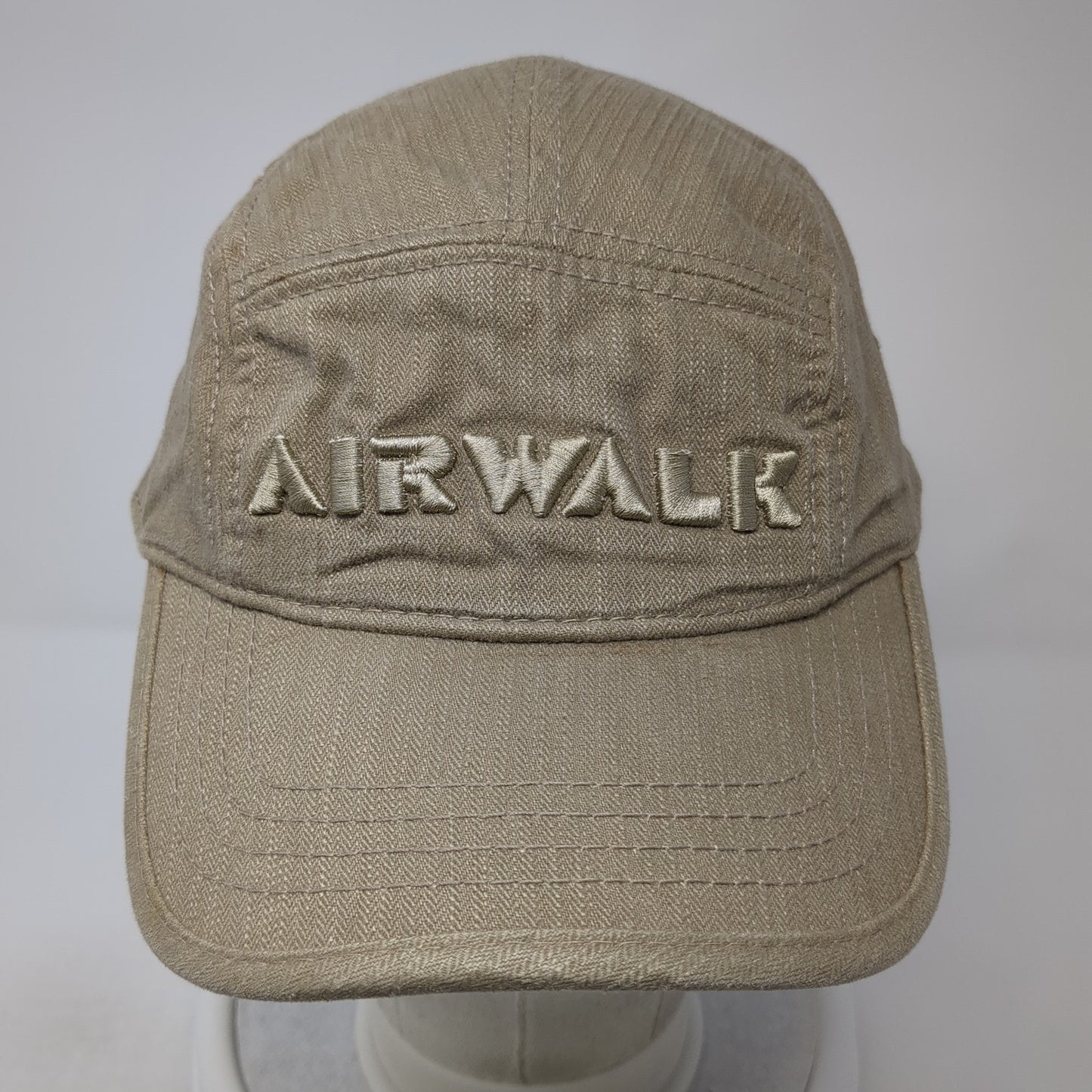Air Walk Slideback 5 Panel Cap Brown One Size Adjustable Embroidered Concept One
