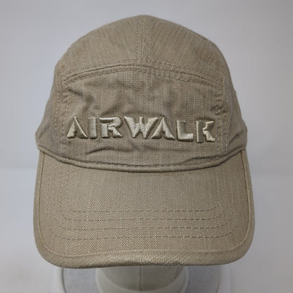 Air Walk Slideback 5 Panel Cap Brown One Size Adjustable Embroidered Concept One