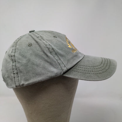 Mundo Maya Men's Strapback Hat Adjustable Green Embroidered Yucatan Mexico