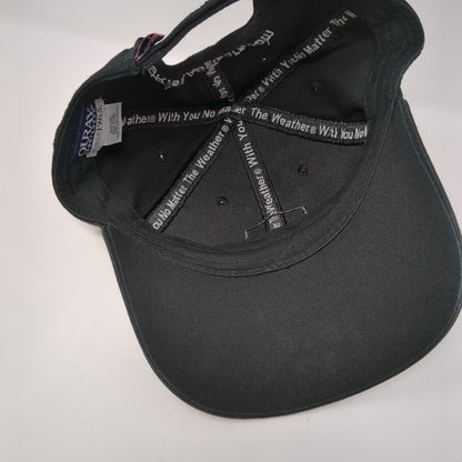 AgRisk Advisors Strapback Hat Black One Size Embroidered Patch Ouray