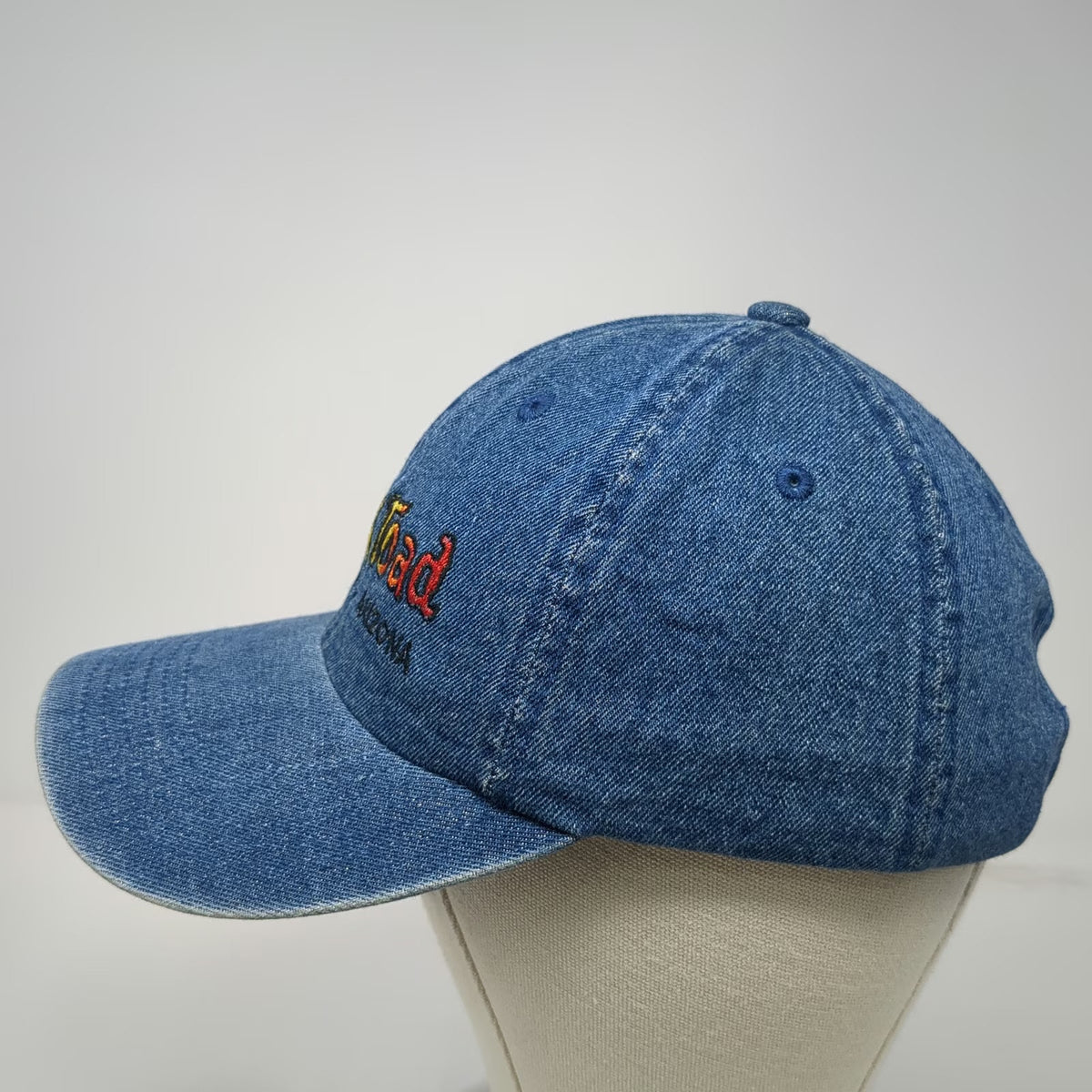 Port Authority Baseball Cap Blue One Size Denim Cave Creek AZ Horny Toad Hat