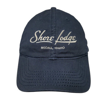 Shore Lodge Mscall Idaho Slideback Hat Blue OSFA Adjustable Embroidered Legacy