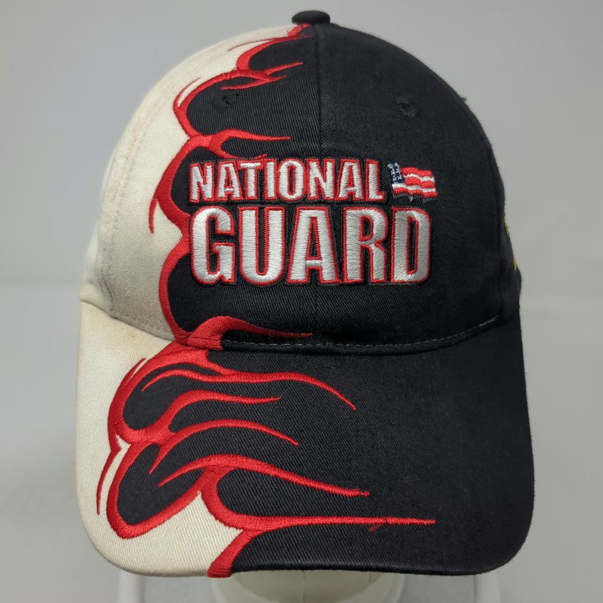 Chase Authentics Hendrick 24 National Guard Flames Black Baseball Cap One Size