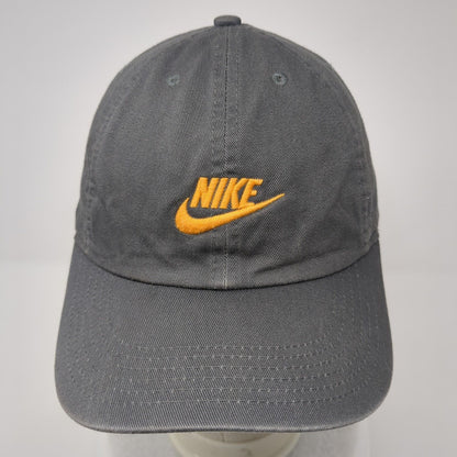 Nike Slideback Hat Gray One Size Adjustable Embroidered Heriatge86 Cotton