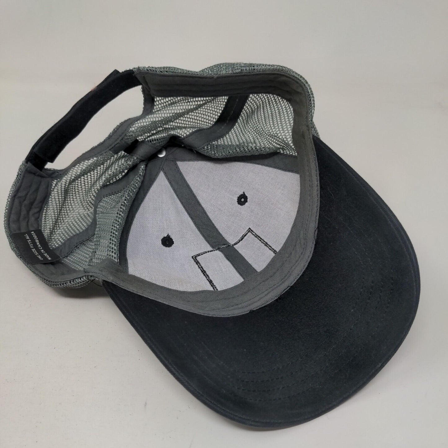 Jack Daniel's Tennessee Honey Strapback Mesh Back Trucker Hat Black OSFA