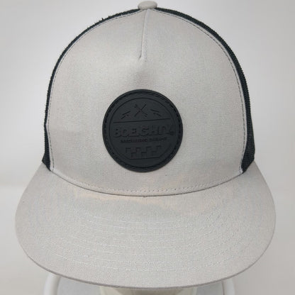 80Eighty Trucker Hat Beige Black One Size Snapback Mesh Innovating Dreams Patch