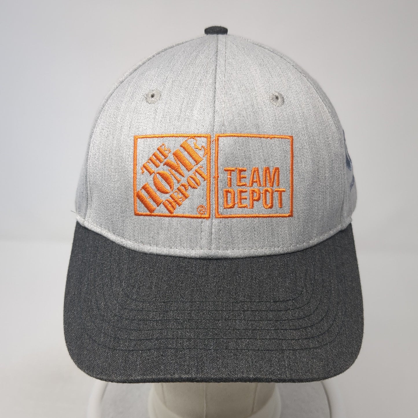 The Home Depot Snapback Hat Gray One Size Adjustable CA Technologies