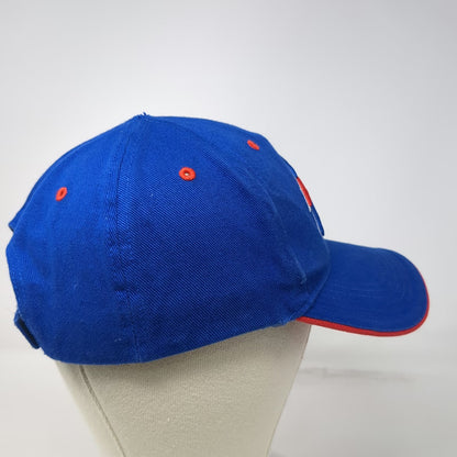 Buffalo Bills NFL Team Apparel Cap Blue One Size Cotton Strapback Curved Brim