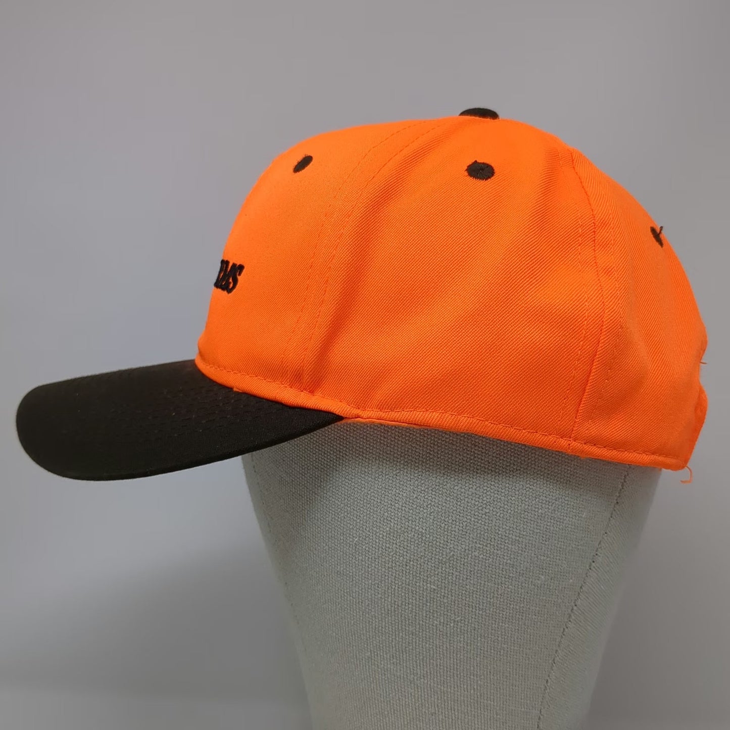 Outdoor Cap Snapback Hat Orange One Size Soma Farms Structured Contrast Brim