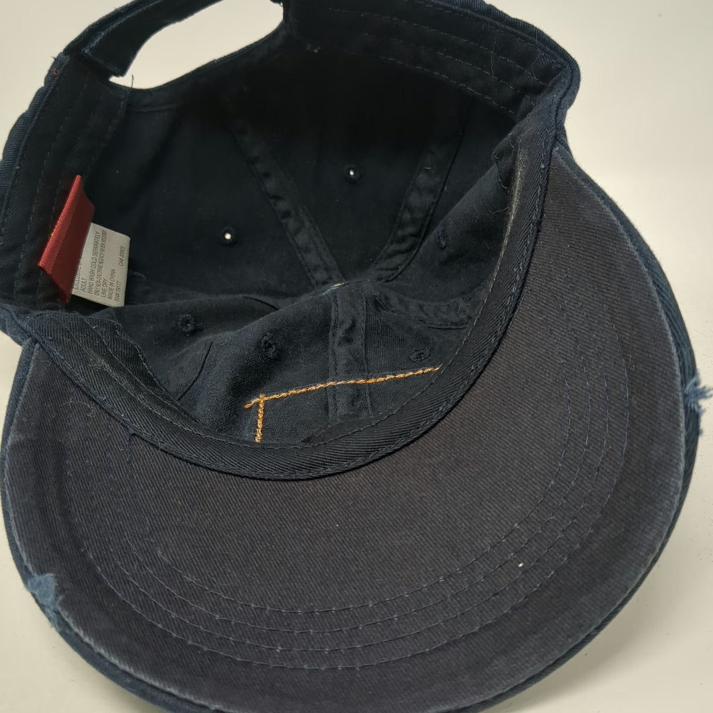 Hard Rock Cafe Baseball Cap Blue Brown One Size Distressed Lake Tahoe Patch Hat