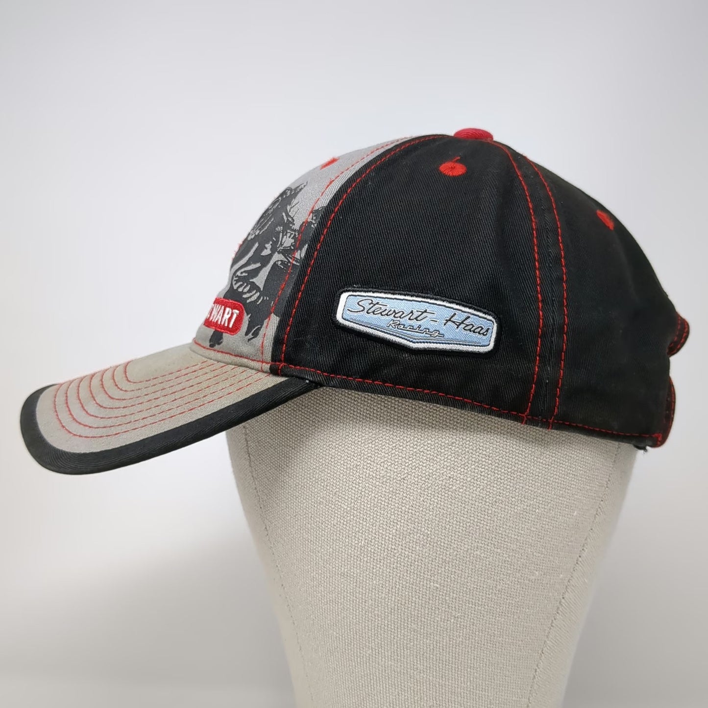VF Imagewear Tony Stewart Office Depot NASCAR Baseball Cap Black Gray One Size