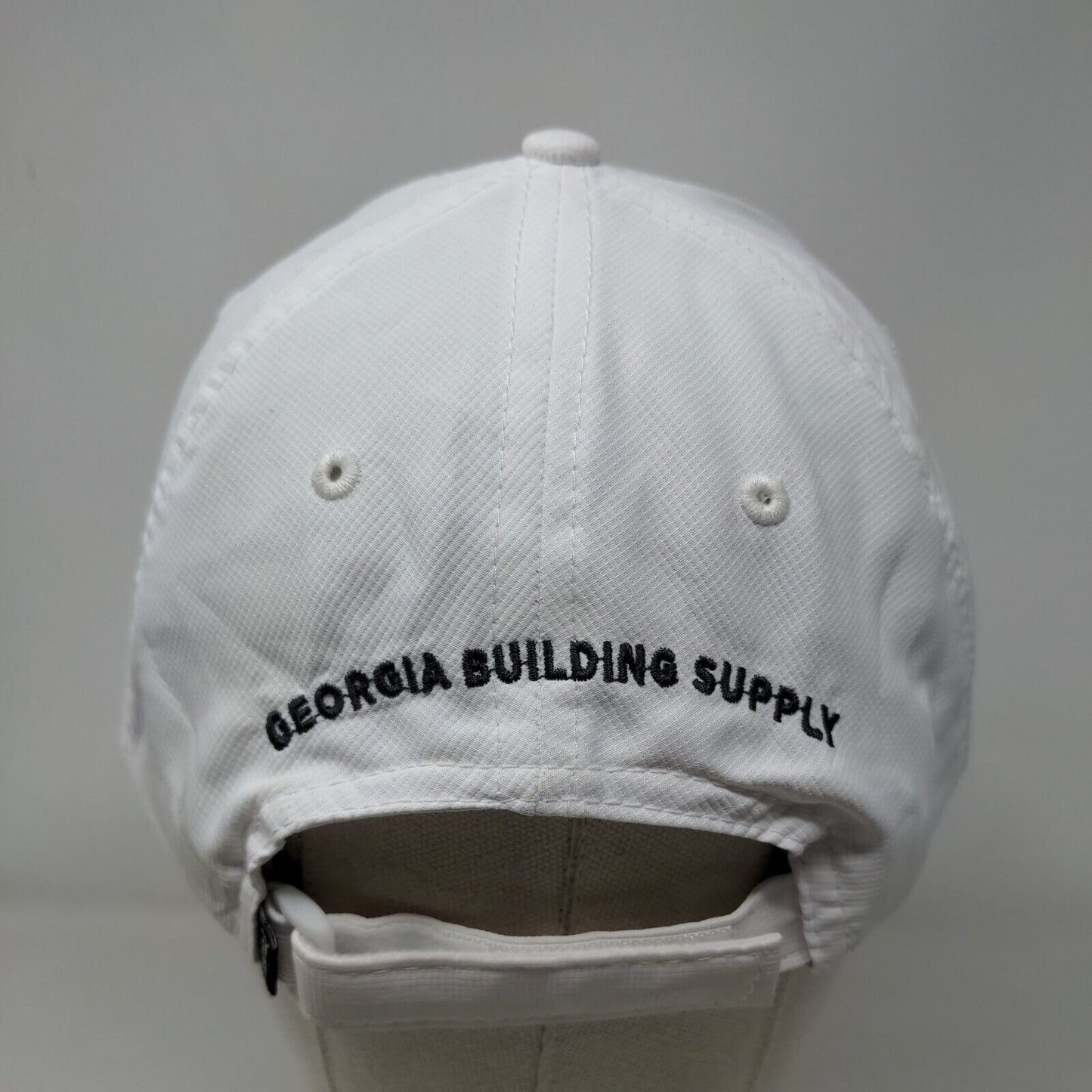 GBS Equipment Rental Strapback Hat White OSFA Embroidered Adjustable