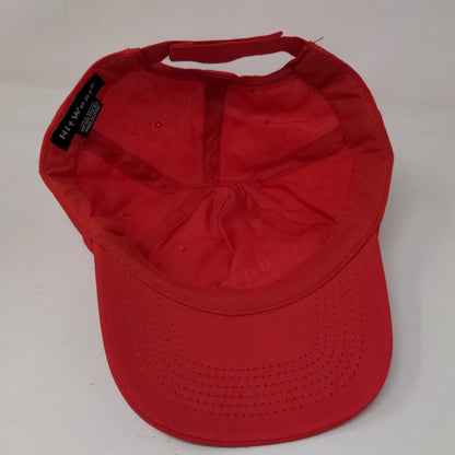 Morton Plant Mease Cardiac Rehabilitation Strapback Hat Red One Size Hit Wear