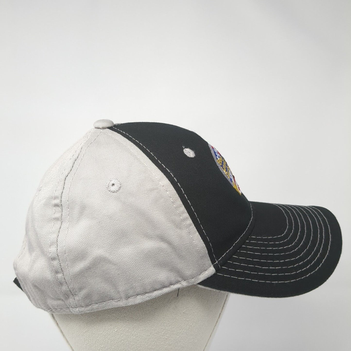 Best Little Derby In The West Strapback Hat Black OS Adjustable Embroidered OC