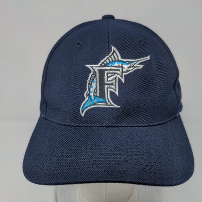 Vintage Florida Marlins Snapback Hat Blue OSFA MLB Sports Specialties Logo