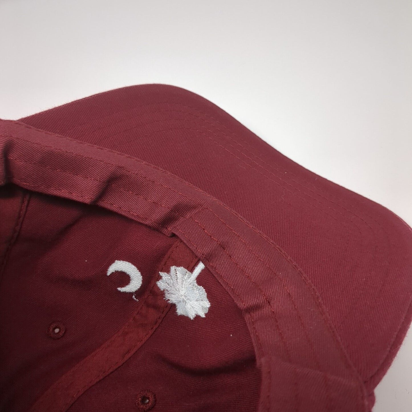 Flag of South Carolina Slideback Hat Red One Size Hilton Head SC 6 Panel