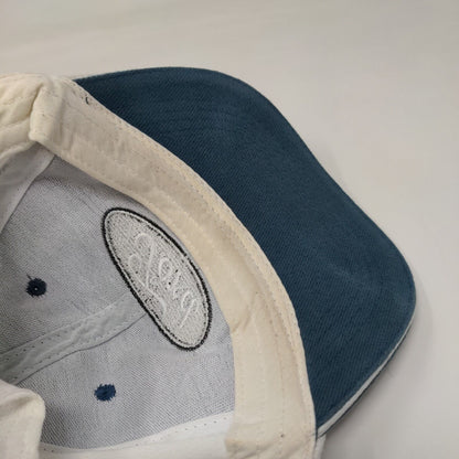 Ford Strapback Hat Blue One Size Adjustable Embroidered Vented Holes 6 Panel