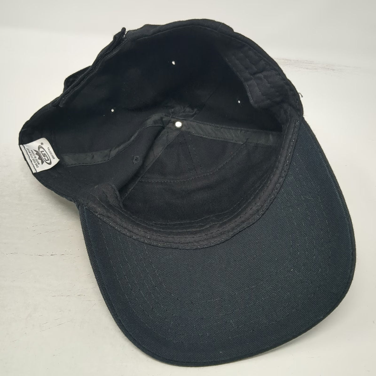 CSI Baseball Cap Black OSFM Party Like A Pot Star Marijuana Leaf Strapback Hat