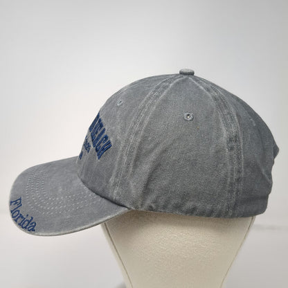 ZCS Equipment Baseball Cap Gray One Size Hollywood Beach Florida Embroidered Hat
