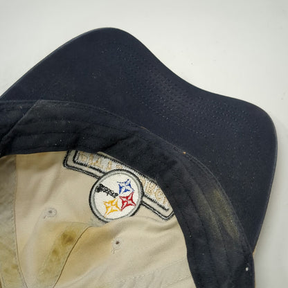 NFL Pittsburgh Steelers Cap Beige One Size Slideback Logo Cotton Patch Hat