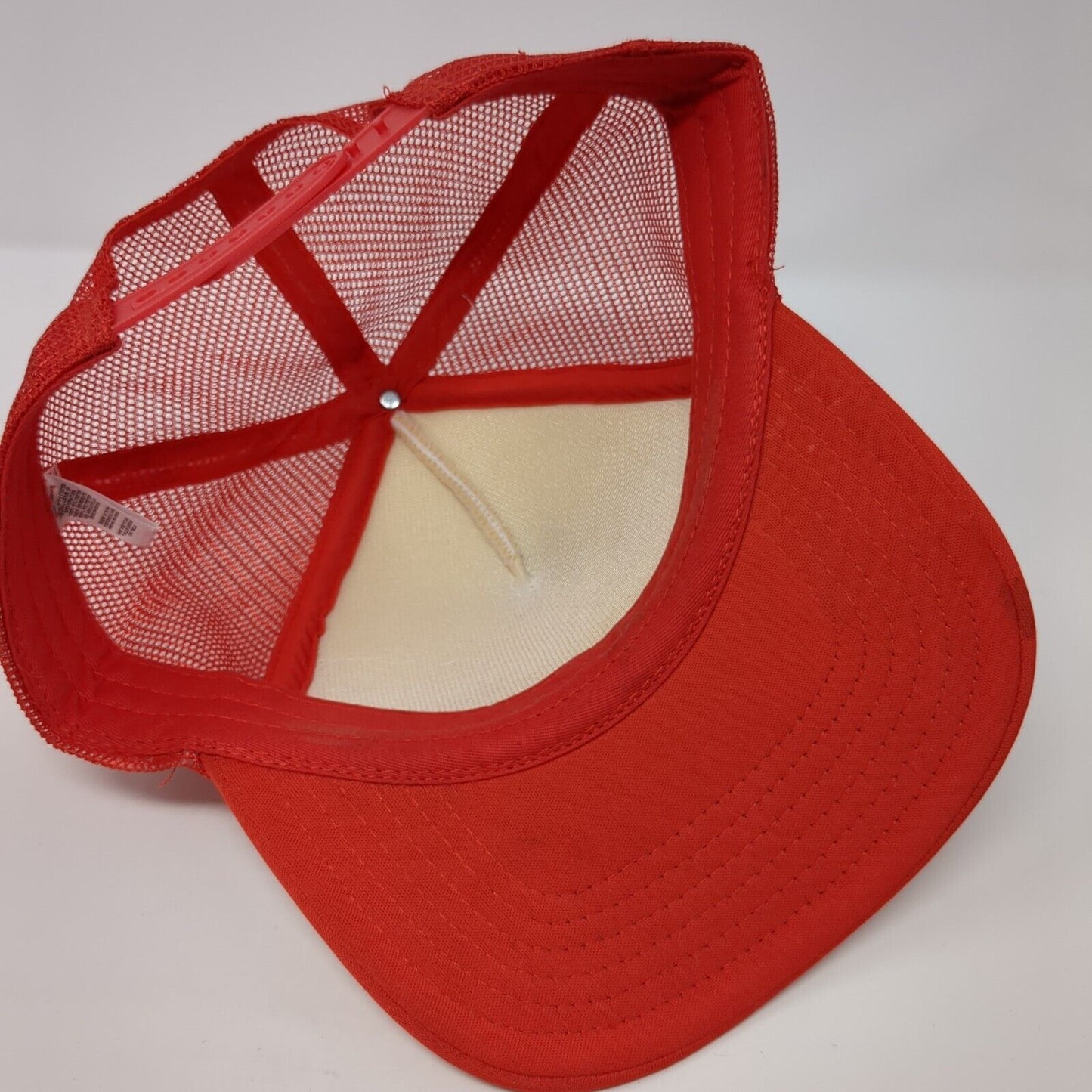 Budweiser Snapback Mesh Back Trucker Hat Red One Size Colorblock