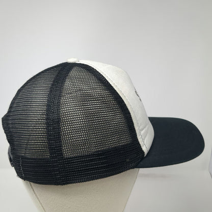 Headwear USA Trucker Hat Black White One Size Sinners Brass Knuckles Mesh Back