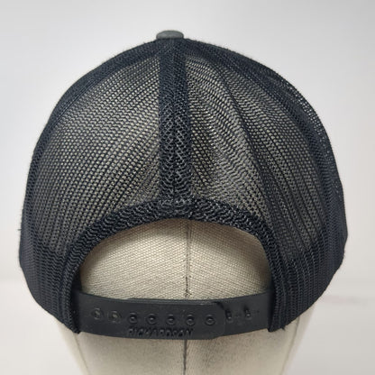 Richardson Trucker Hat Gray Black One Size Roto-Rooter Plumbers Snapback Mesh