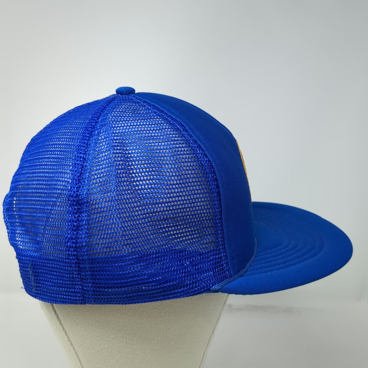 K-Studio Trucker Hat Blue Mesh Snapback Pioneer Wagon Logo Rope Trim Vintage