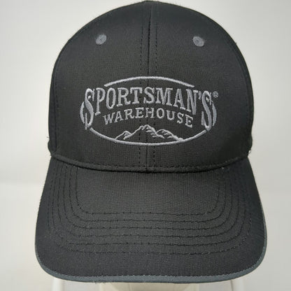 Sportsman's Warehouse Baseball Cap Black One Size Strapback Mountain Logo Hat