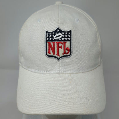 Shield Bear White One Size Baseball Cap Hat NFL Sunday Ticket Network Slideback
