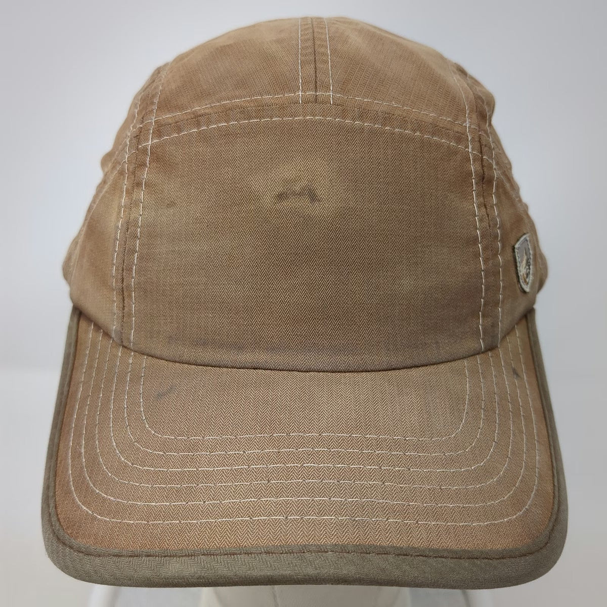 KÜHL 5 Panel Brown One Size Strapback Contrast Stitching Mountain Culture Hat